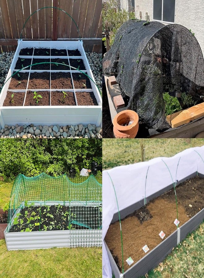 MAXPACE Greenhouse Hoops for DIY 2.8ft or Wider Grow Tunnel, Rust-Free Fiberglass Support Hoops Frame for Garden Fabric, DIY Plant Support Garden Stakes, Gardening Supplies, 25pcs - Image 5